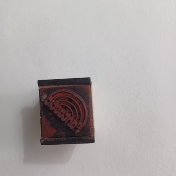 🔥4/$20 "Fantastic" School Teacher  Wood/Rubber Stamp Vintage Mounted *INK STAIN - Picture 2 of 11